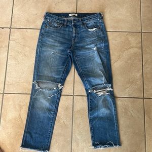 Madewell, Slim boyjeab size 26